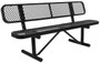 Vestil Steel Bench Expanded Metal - 72 In. - Black