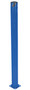 Vestil Steel Pipe Safety Bollard - 62 In. x 4-1/2 In. - Blue