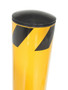Vestil Steel Pipe Safety Bollard - 72 In. x 5-1/2 In. - Yellow