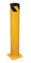 Vestil Steel Pipe Safety Bollard - 36 In. x 5-1/2 In. - Yellow