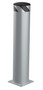 Vestil Steel Pipe Safety Bollard - 42 In. x 8-1/2 In. - Silver