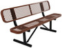Vestil Steel Bench Expanded Metal - 72 In. - Brown