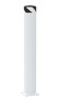 Vestil Steel Pipe Safety Bollard - 48 In. x 6-1/2 In. - White