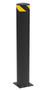 Vestil Steel Pipe Safety Bollard - 42 In. x 6-1/2 In. - Black