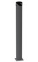 Vestil Steel Pipe Safety Bollard - 62 In. x 6-1/2 In. - Gray Semi Gloss