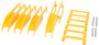 Vestil Steel Additional Arms To Connect To An Open Center Bulk Bag Lifter - Yellow