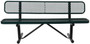 Vestil Steel Bench Expanded Metal - 72 In. - Green