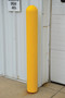 Vestil Low Density Polyethylene Bollard Post Cover - 42 In. x 6-1/2 In. - Yellow
