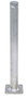 Vestil Aluminum Bollard - 42 In. Tall x 3-1/2 In. Diameter - Silver