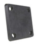 Vestil Rubber Energy Absorbing Mats - 8 In. x 8 In. - Black
