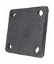 Vestil Rubber Energy Absorbing Mats - 8 In. x 8 In. - Black
