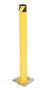 Vestil Steel Surface Mounted Removable Pipe Safety Bollard - 48 In. x 4-1/2 In. - Yellow