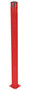 Vestil Steel Pipe Safety Bollard - 72 In. x 5-1/2 In. - Red
