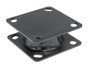 Vestil Steel/Rubber Energy Absorbing Plate - 8 in x 8 in x 3 in - Black