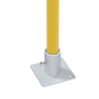 Vestil Steel Removable Pipe Safety Bollard - 36 In x 1-3/4 In - Yellow