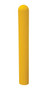 Vestil Low Density Polyethylene Bollard Post Cover - 7-1/8 In. x 7-3/8 In. x 52 In. - Yellow