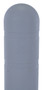 Vestil Low Density Polyethylene Bollard Post Cover - 7-1/8 In. x 7-3/8 In. x 52 In. - Gray