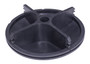 Vestil Plastic Bollard Cap Replacement For Schedule - 10 Steel 6.5 In. Pipe - Black