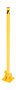 Vestil Steel Fold-Down Galvanized Bollard - 42 In. - Yellow