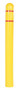 Vestil Low Density Polyethylene Bollard Post Cover Red Tape - 7-1/8 In. x 7-1/8 In. x 52-11/16 In. - Yellow