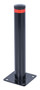 Vestil Steel - 24 In. x 3.5 In. Pipe Safety Bollard Garage - Black