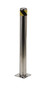 Vestil Stainless Steel Pipe Safety Bollard - 42 In. x 4-1/2 In. - Silver