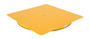 Vestil Heavy Duty Square King Pin Carousel - 48 In. x 48 In. 4000 lb - Yellow