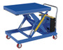 Vestil Steel 12V DC Powered Hydraulic Elevating Cart - 32 In. x 40 In. 2000 lb - Blue