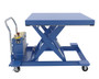 Vestil Steel DC Heavy Duty Low Profile Scissor Lift Carts - 42 In. x 42 In. 2000 lb - Blue