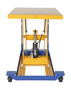 Vestil Steel Foot Pump Powered Scissor Cart - 48 In. x 32 In. 1500 lb Blue / - Yellow