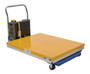 Vestil Steel DC Powered Scissor Cart - 48 In. x 40 In. 1500 lb Blue / - Yellow