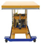 Vestil Steel DC Powered Scissor Cart - 48 In. x 40 In. 1500 lb Blue / - Yellow