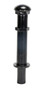 Vestil Ductile Iron Decorative Bollard - 28 In. x 7 In. - Black