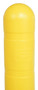 Vestil Low Density Polyethylene Bollard Post Cover - 36 In. x 4-1/2 In. - Yellow