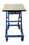 Vestil Steel Mechanical Scissor Cart - 37 In. x 23-1/2 In. 660 lb - Blue/Silver