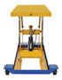Vestil Steel Foot Pump Scissor Cart - 46-13/16 In. x 23-7/16 In. 1000 lb Blue / - Yellow