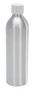 Vestil Aluminum Metal Bottle - 8 Ounces - Silver