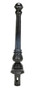 Vestil Ductile Iron Decorative Bollard - 39 In. x 5 In. - Black