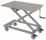Vestil Partial Stainless Steel Mechanical Scissor Cart - 37 In. x 23-1/2 In. 660 lb - Blue/Silver