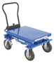 Vestil Steel Rough Terrain Elevating Cart - 20-1/2 In. x 27-9/16 In. 400 lb - Blue
