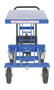 Vestil Steel Rough Terrain Elevating Cart - 20-1/2 In. x 27-9/16 In. 400 lb - Blue