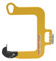 Vestil Steel Overhead Coil Hook - 12 In. 1000 lb - Yellow