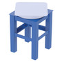 Vestil Factory Installed Steel Elevated Bases for Carousels - 18 In. x 24 In. 2000 lb - Blue