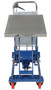 Vestil Steel Hydraulic Scissor Cart - 27-1/2 In. x 17-1/2 In. 400 lb - Blue