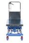 Vestil Steel Single Scissor Hydraulic Elevating Cart - 32 In. x 18-3/4 In. 750 lb - Blue/Silver