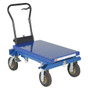 Vestil Steel Rough Terrain Elevating Cart - 20-1/2 In. x 33-1/2 In. 600 lb - Blue