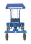 Vestil Steel Rough Terrain Elevating Cart - 20-1/2 In. x 33-1/2 In. 600 lb - Blue