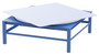 Vestil Factory Installed Steel Elevated Bases for Carousels - 72 In. x 24 In. 6000 lb - Blue