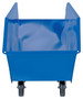 Vestil Steel Chip and Waste Trucks - 17.5 Cubic Feet 1500 lb - Blue