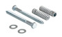 Vestil Steel - Q195 Concrete Car Stop Hardware Kit 2 Pack - Silver